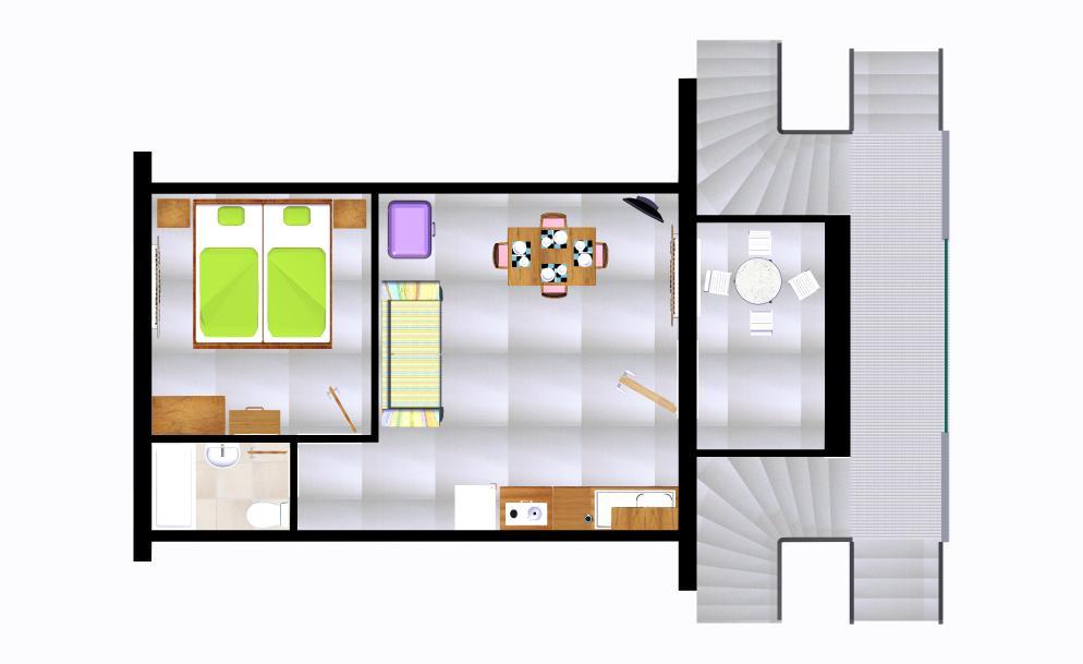 Iris Apartments Chrani Rom bilde
